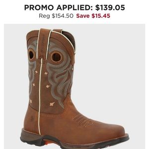 Women's steel toe boots brand new!